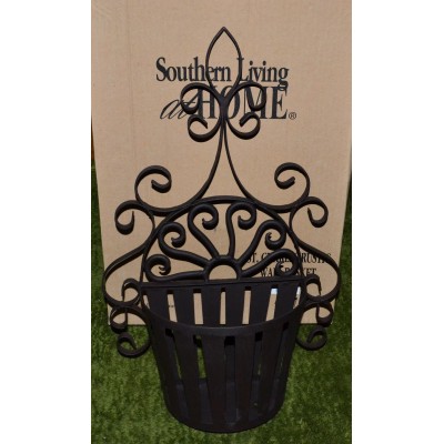 Southern Living At Home 40457 St. Charles Rustic Wall Basket New in Box   163201269584